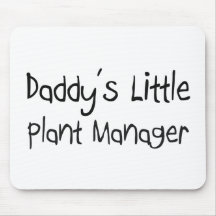 Daddy's Little Plant Manager Mouse Mats