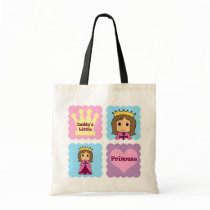 Daddy's Little Princess Canvas Bags