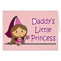 Daddy's Little Princess Greeting Card