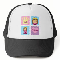 Daddy's Little Princess Trucker Hats