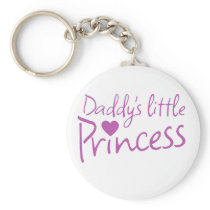 Daddys little princess key chain
