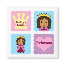 Daddy's Little Princess Refrigerator Magnet