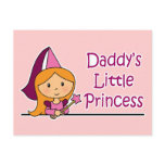 Daddy's Little Princess Post Card