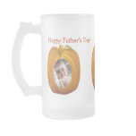 Daddy's Little Pumpkin Custom Photo Beer Mug