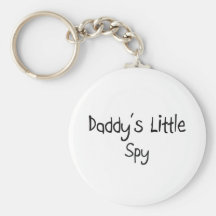 Daddy's Little Spy Keychains