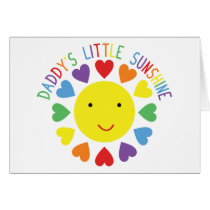 Daddy's Little Sunshine Cards