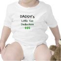 Daddys Little Tax Deduction $$$ t-shirts