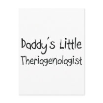 Daddy's Little Theriogenologist Postcard