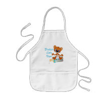 Daddys Little Tiger Boy Baby Tiger Apron