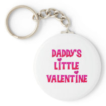 Daddy's Little Valentine Keychains