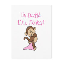 Daddy's nkey - Pink Tshirts and Gifts Postcard