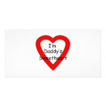 Daddy's Sweetheart Personalized Photo Card