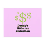 Daddys tax deduction baby t-shirt
