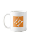 Dadism Clean Your Room Coffee Mugs