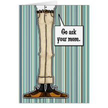 Dadism - For Any Father Card
