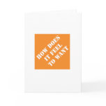 Dadism How Does It Feel To Want Cards