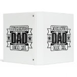 Dads Authentic Father Gear Binders