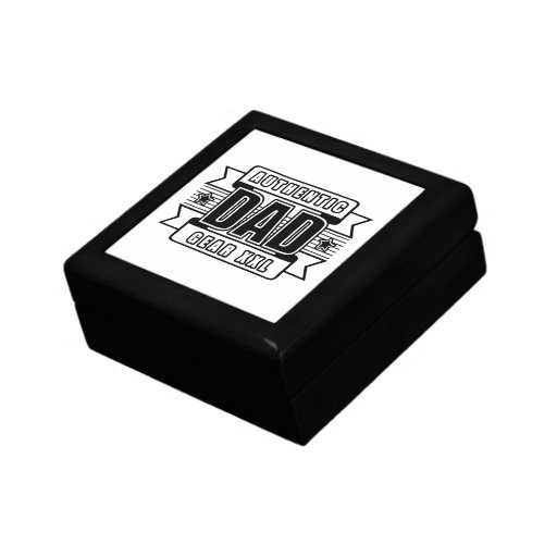 Dads Authentic Father Gear Keepsake Boxes