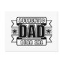 Dads Authentic Father Gear Post Cards