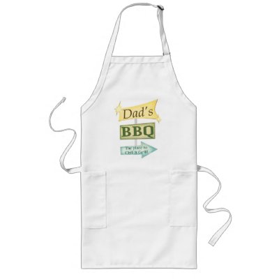 Dad's Barbeque Father's Day Apron by jamiecreates1