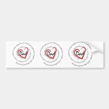 DADS - Dad Love Bumper Sticker