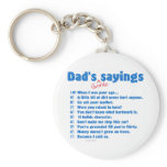 Dad's favourite sayings on gifts for him.