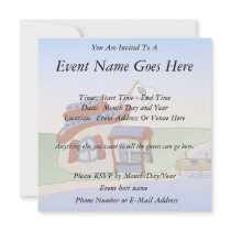 Dad's Fishing Shack Custom Invitations