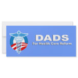 Dads for health care reform rack cards