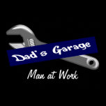 Dad's Garage Man at Work Father's Day Poster posters
