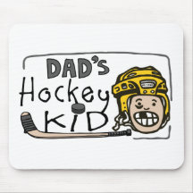 Dad's Hockey Kid Mouse Pad