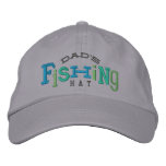 Dad's Lucky Fishing Embroidery Hat