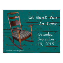 Dad's Ol Rocker Postcard-customize any occasion