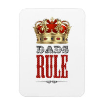 Dads RULE - Father´s Day Iman De Vinilo