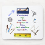 Dad's tool box Mousepad