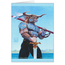 Daedalus Minotaur de Crète Cartes De Vœux