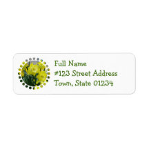 Daffodil Bulbs Return Address Label