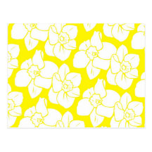 Daffodil Wallpaper Post Card