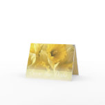 daffodil wedding announcement card