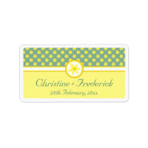 Daffodil Wedding, souvenir labels
