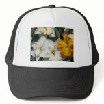 daffodil,white and orange hat