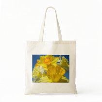 Daffodils Flowers Spring Bouquet Tote Bag Colourfu