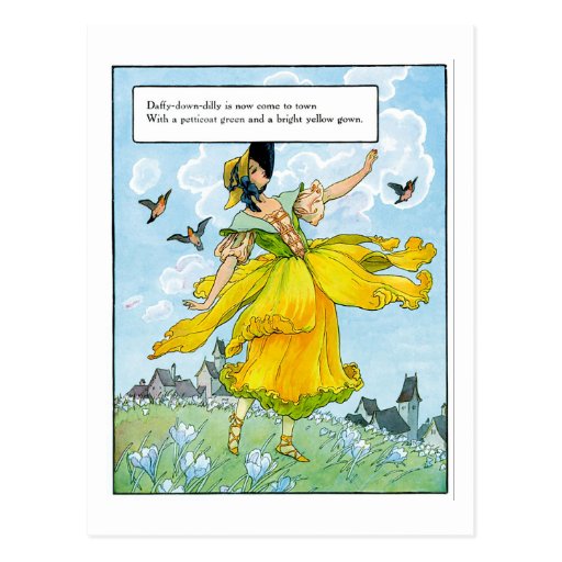 Daffy-Down-Dilly Post Card