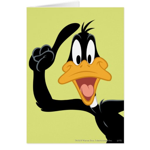 Daffy Duck With a Great Idea Card