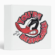 Daffy Duck - You're Despicable 3 Ring Binder
