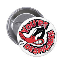 Daffy Duck - You're Despicable Button
