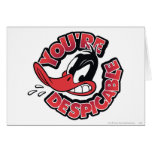 Daffy Duck - You're Despicable cards