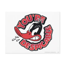 Daffy Duck - You're Despicable Post Card