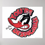 Daffy Duck - You're Despicable Poster