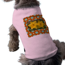 Dafodill raccorde l'habillement d'animal familier tee-shirts pour toutous