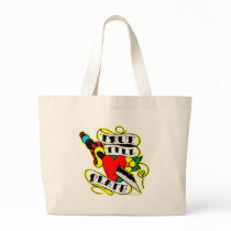 Dagger & Heart True Till Death Bag